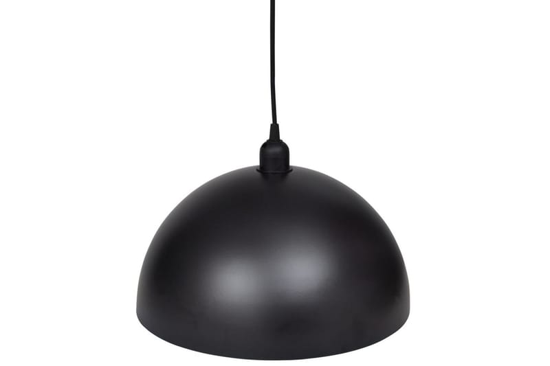 Taklampe 2 stk høydejusterbar halvkuleformet svart - Svart - Kjøkkenlampe & taklampe kjøkken - Vinduslampe - Taklampe soverom - Pendellamper & Hengelamper - Lamper gang - Taklampe stue - Vinduslampe hengende - Taklampe