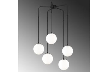 Taklampe Alion Seven svart / hvit - Svart/Hvit - Belysning - Innendørsbelysning & Lamper - Taklampe - Kjøkkenlampe & taklampe kjøkken