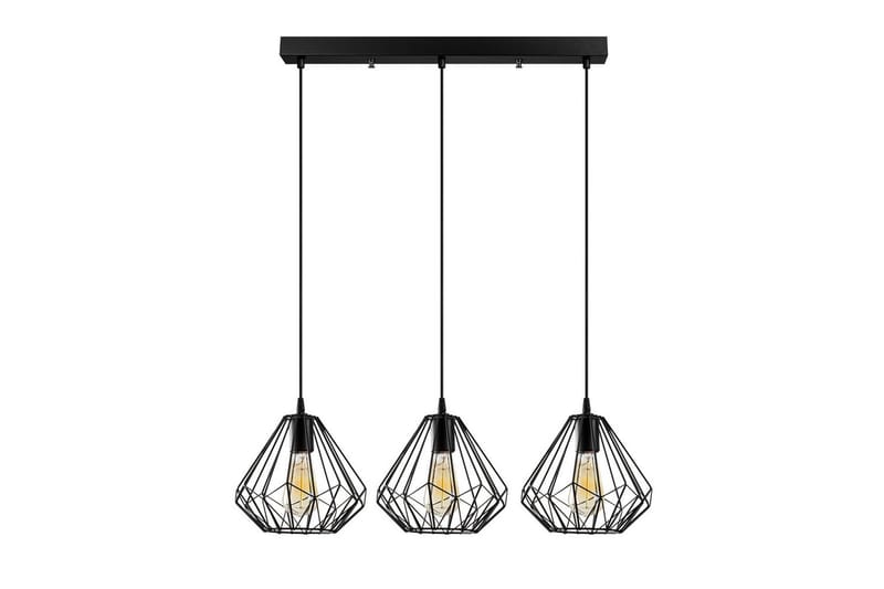 Taklampe Almasi Three Svart - Svart - Belysning - Innendørsbelysning & Lamper - Taklampe - Kjøkkenlampe & taklampe kjøkken