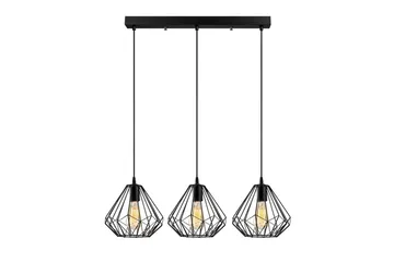 Taklampe Almasi Three Svart - Svart - Belysning - Innendørsbelysning & Lamper - Taklampe - Kjøkkenlampe & taklampe kjøkken