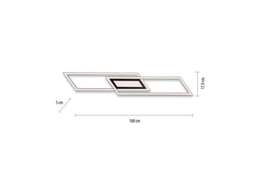 Taklampe Asmin - 17,9x5x100 cm - Belysning - Innendørsbelysning & Lamper - Taklampe - Takplafond