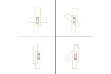 Taklampe Asmin - 69,4x6,8x98,9 cm - Belysning - Innendørsbelysning & Lamper - Taklampe - Takplafond