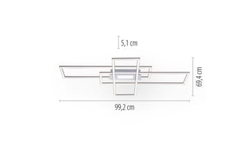 Taklampe Asmin - 69,4x6,8x98,9 cm - Belysning - Innendørsbelysning & Lamper - Taklampe - Takplafond
