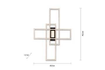 Taklampe Asmin - 69,4x6,8x99 cm - Belysning - Innendørsbelysning & Lamper - Taklampe - Takplafond