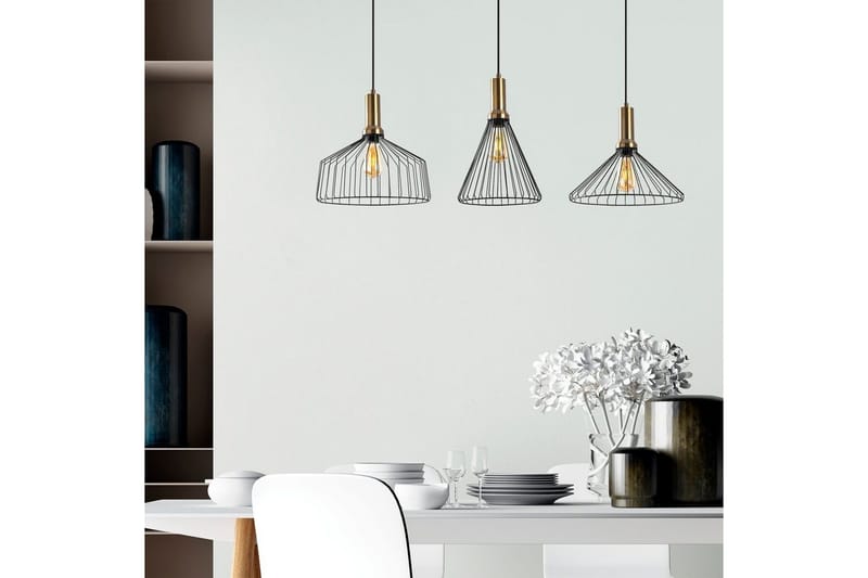 Taklampe Avenor svart / Antikk - Kobber/Svart - Belysning - Innendørsbelysning & Lamper - Taklampe - Kjøkkenlampe & taklampe kjøkken