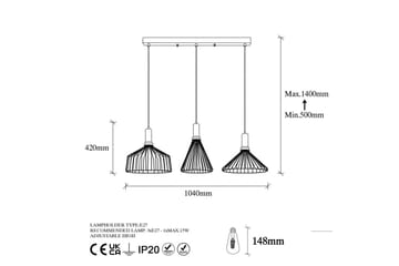 Taklampe Avenor svart / Antikk - Kobber/Svart - Belysning - Innendørsbelysning & Lamper - Taklampe - Kjøkkenlampe & taklampe kjøkken