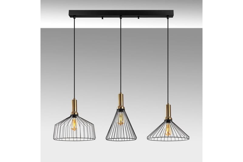 Taklampe Avenor svart / Antikk - Kobber/Svart - Belysning - Innendørsbelysning & Lamper - Taklampe - Kjøkkenlampe & taklampe kjøkken