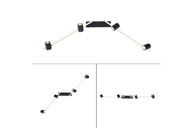 Taklampe Barik - 101x18x123 cm - Belysning - Innendørsbelysning & Lamper - Taklampe - Takplafond