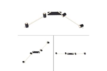 Taklampe Barik - 101x18x123 cm - Belysning - Innendørsbelysning & Lamper - Taklampe - Takplafond