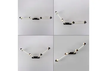 Taklampe Barik - 101x18x123 cm - Belysning - Innendørsbelysning & Lamper - Taklampe - Takplafond