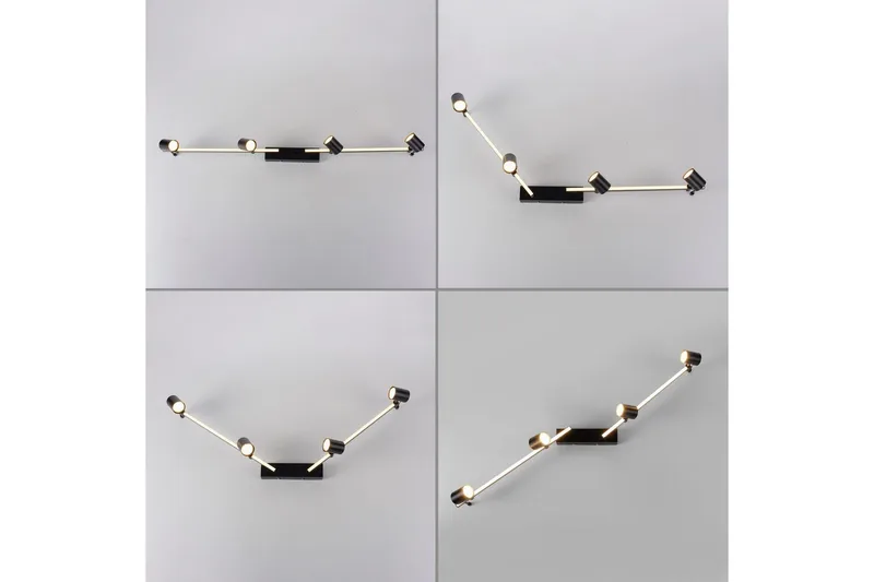 Taklampe Barik - 101x18x123 cm - Belysning - Innendørsbelysning & Lamper - Taklampe - Takplafond