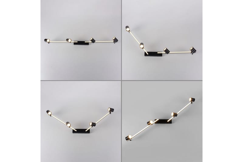 Taklampe Barik - 101x18x123 cm - Belysning - Innendørsbelysning & Lamper - Taklampe - Takplafond