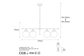 Taklampe Berriarenr Skinnende Gull - Gull - Belysning - Innendørsbelysning & Lamper - Taklampe - Kjøkkenlampe & taklampe kjøkken