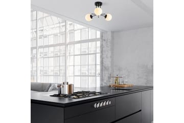 Taklampe Bhika Svart - Svart - Belysning - Innendørsbelysning & Lamper - Taklampe - Kjøkkenlampe & taklampe kjøkken