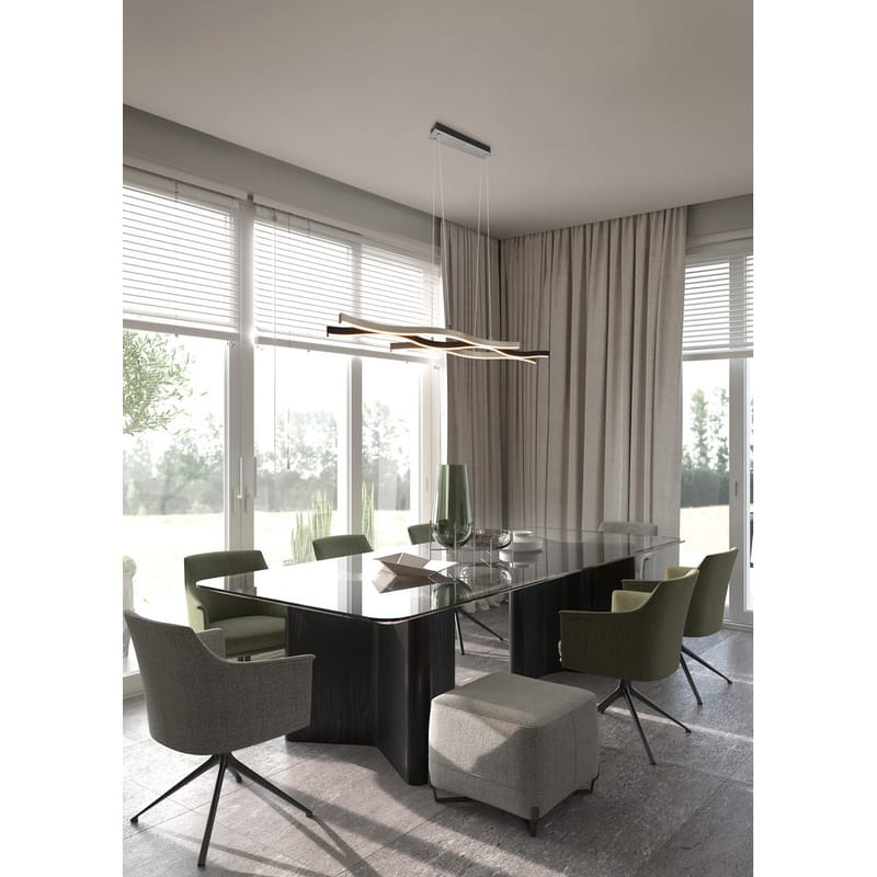 Taklampe Blaze - Børstet aluminium - Belysning - Innendørsbelysning & Lamper - Taklampe - Takplafond