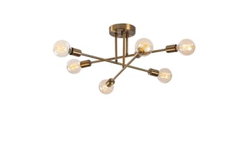 Taklampe Blomst Kobber