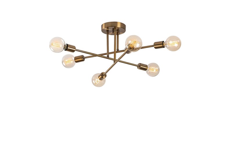 Taklampe Blomst Kobber - Gull - Belysning - Innendørsbelysning & Lamper - Taklampe - Takplafond