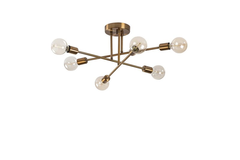 Taklampe Blomst Kobber - Gull - Belysning - Innendørsbelysning & Lamper - Taklampe - Takplafond