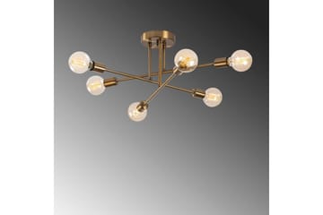 Taklampe Blomst Kobber - Gull - Belysning - Innendørsbelysning & Lamper - Taklampe - Takplafond