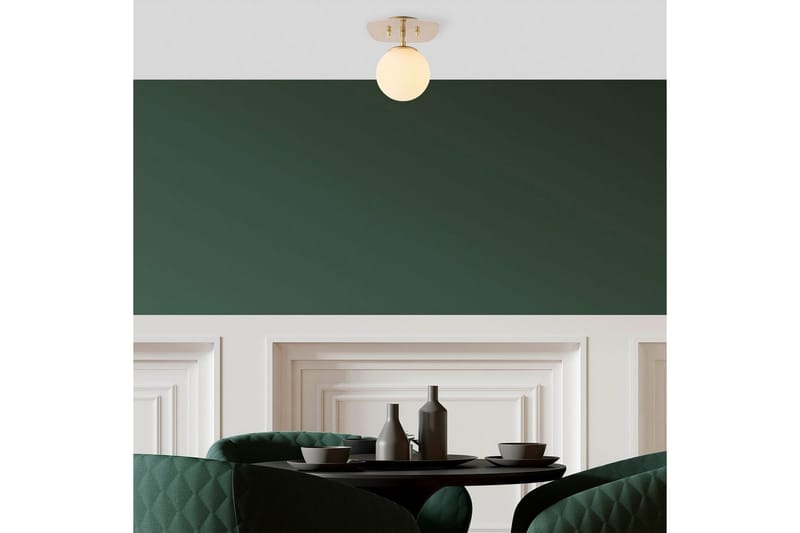 Taklampe Brønn (20 x 25 x 25 cm) Gull - Gull - Belysning - Innendørsbelysning & Lamper - Taklampe - Takplafond