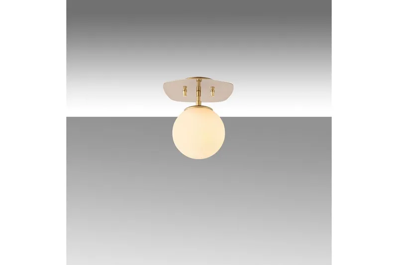 Taklampe Brønn (20 x 25 x 25 cm) Gull, Gull