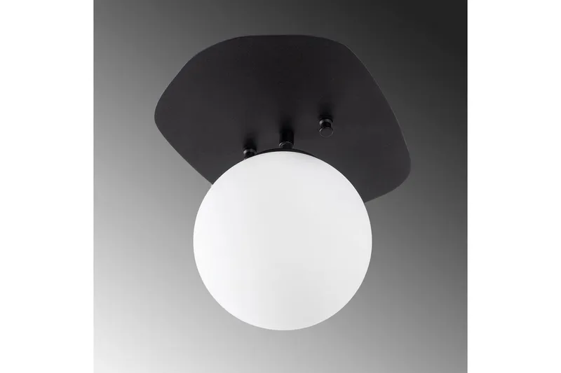 Taklampe Brønn (20 x 25 x 25 cm) Svart / Gul, Svart / Gul