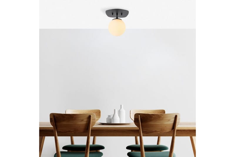 Taklampe Brønn (20 x 25 x 25 cm) Svart / Gul - Svart / Gul - Belysning - Innendørsbelysning & Lamper - Taklampe - Takplafond