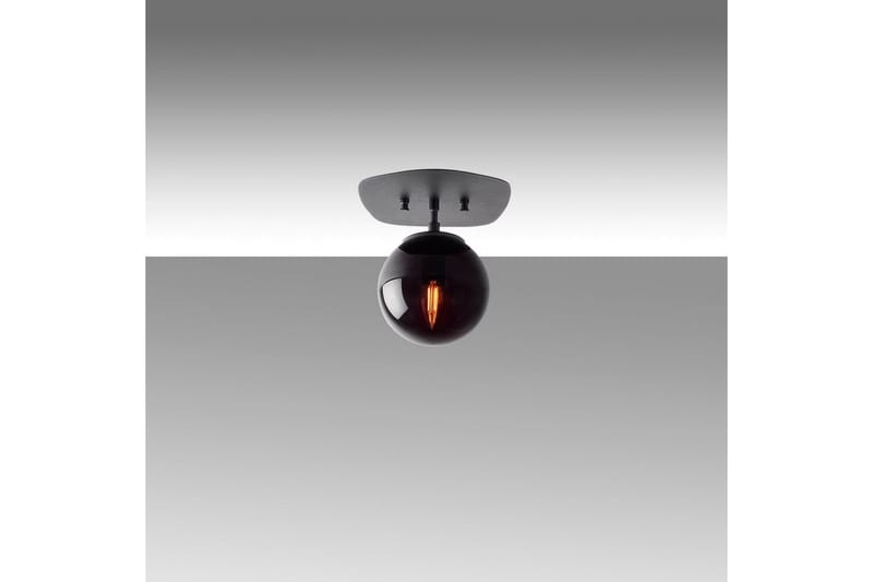 Taklampe Brønn (20 x 25 x 25 cm) Svart, Svart