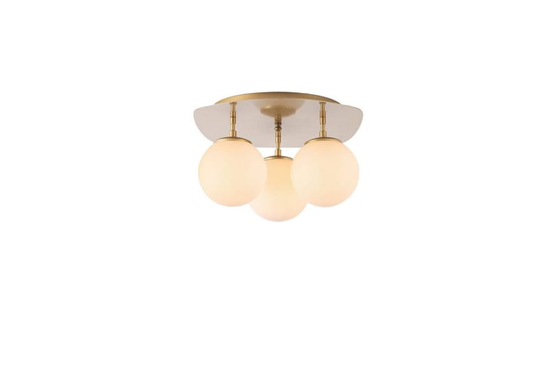 Taklampe Brønn Trippel Gull - Gull - Belysning - Innendørsbelysning & Lamper - Taklampe - Takplafond