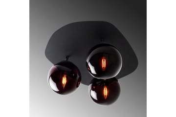Taklampe Brønn Trippel Svart - Svart - Belysning - Innendørsbelysning & Lamper - Taklampe - Takplafond