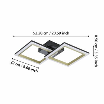 Taklampe Calliera - 525x310 mm - Belysning - Innendørsbelysning & Lamper - Taklampe - Takplafond