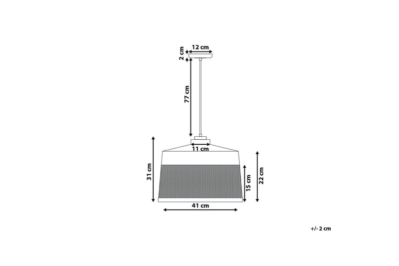 Taklampe Cardener 41 cm - Svart - Taklampe soverom - Kjøkkenlampe & taklampe kjøkken - Lamper gang - Vinduslampe - Pendellamper & Hengelamper - Taklampe stue - Vinduslampe hengende - Taklampe