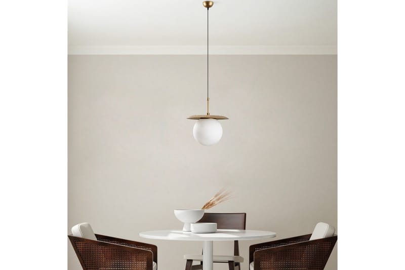 Taklampe Cartin Gull - Gul - Belysning - Innendørsbelysning & Lamper - Taklampe - Kjøkkenlampe & taklampe kjøkken