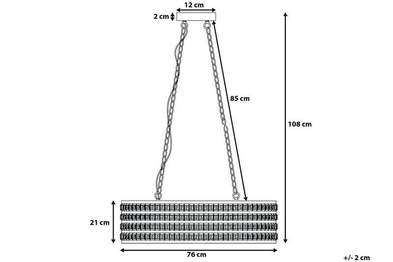 Taklampe Cavone 31 cm - Sølv - Taklampe soverom - Kjøkkenlampe & taklampe kjøkken - Lamper gang - Vinduslampe - Pendellamper & Hengelamper - Taklampe stue - Vinduslampe hengende - Taklampe