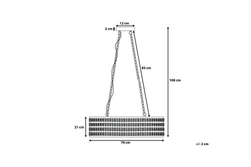 Taklampe Cavone 31 cm - Sølv - Taklampe soverom - Kjøkkenlampe & taklampe kjøkken - Lamper gang - Vinduslampe - Pendellamper & Hengelamper - Taklampe stue - Vinduslampe hengende - Taklampe