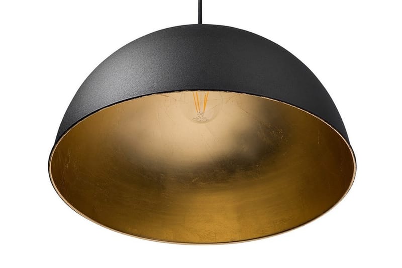 Taklampe Cetina 40 cm, Svart