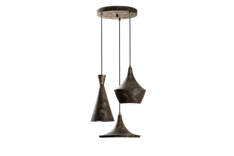 Taklampe Cindel Antikk, Gull