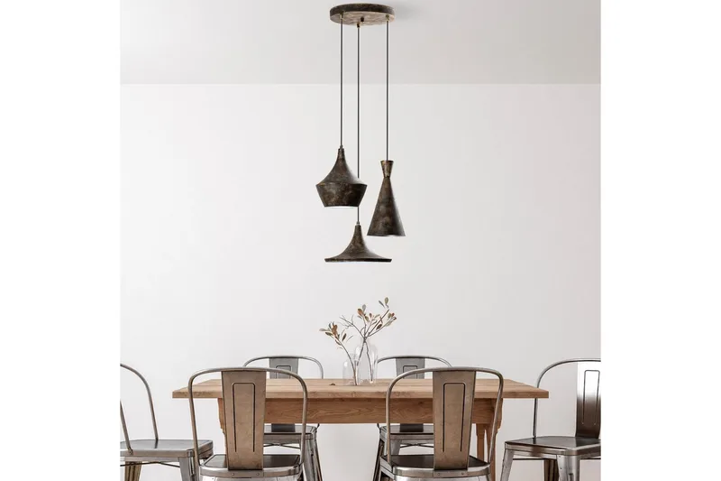 Taklampe Cindel Antikk - Gull - Belysning - Innendørsbelysning & Lamper - Taklampe - Kjøkkenlampe & taklampe kjøkken