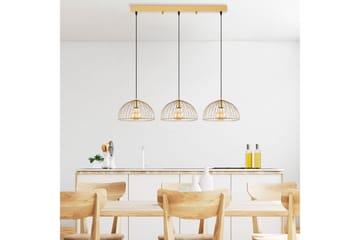 Taklampe Corva Skinnende Gull Horisontal base - Horisontal base - Belysning - Innendørsbelysning & Lamper - Taklampe - Kjøkkenlampe & taklampe kjøkken