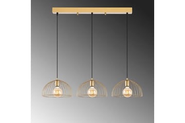 Taklampe Corva Skinnende Gull Horisontal base - Horisontal base - Belysning - Innendørsbelysning & Lamper - Taklampe - Kjøkkenlampe & taklampe kjøkken