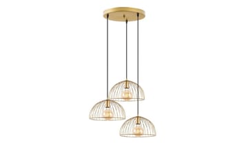 Taklampe Corva Skinnende Gull Sirkelbase - Sirkelbase - Belysning - Innendørsbelysning & Lamper - Taklampe - Kjøkkenlampe & taklampe kjøkken