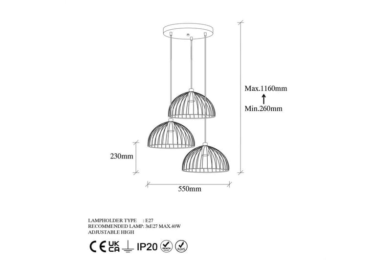Taklampe Corva Skinnende Gull Sirkelbase - Sirkelbase - Belysning - Innendørsbelysning & Lamper - Taklampe - Kjøkkenlampe & taklampe kjøkken