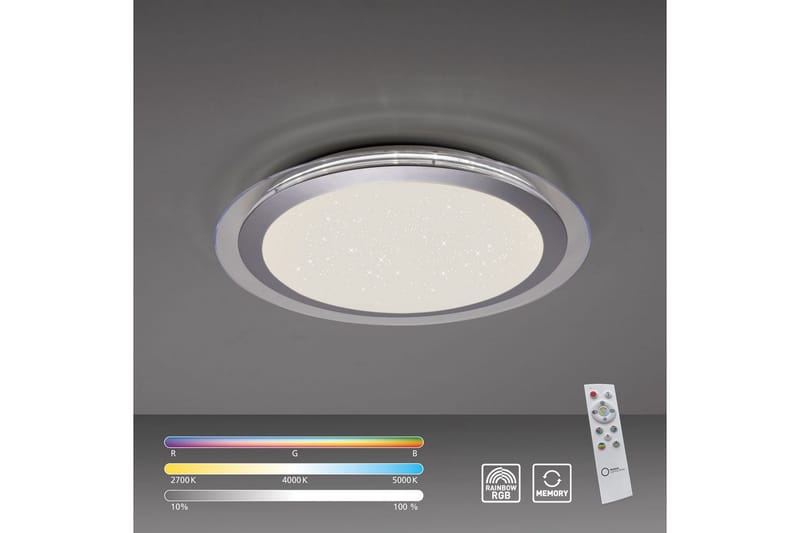Taklampe Cyba - 45x8x45 cm - Belysning - Innendørsbelysning & Lamper - Taklampe - Takplafond