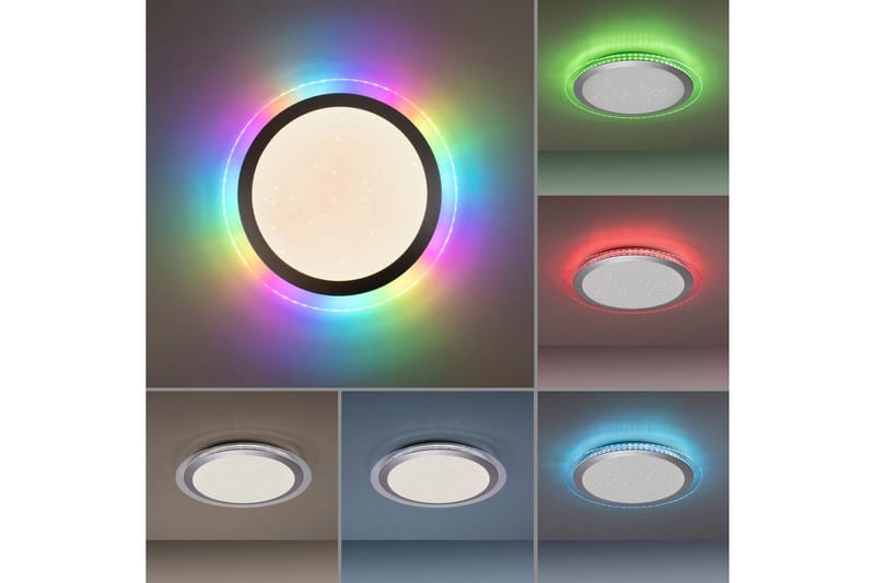 Taklampe Cyba - 45x8x45 cm - Belysning - Innendørsbelysning & Lamper - Taklampe - Takplafond