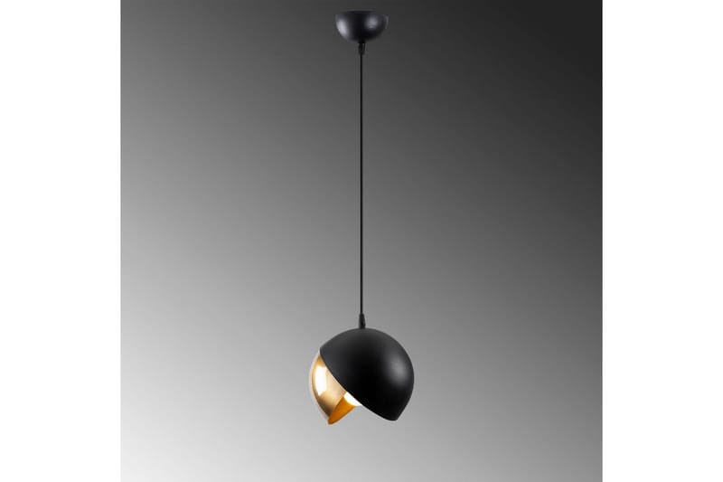 Taklampe Dalenor Svart / Gull Enkeltkontakt - Enkeltkontakt - Belysning - Innendørsbelysning & Lamper - Taklampe - Kjøkkenlampe & taklampe kjøkken