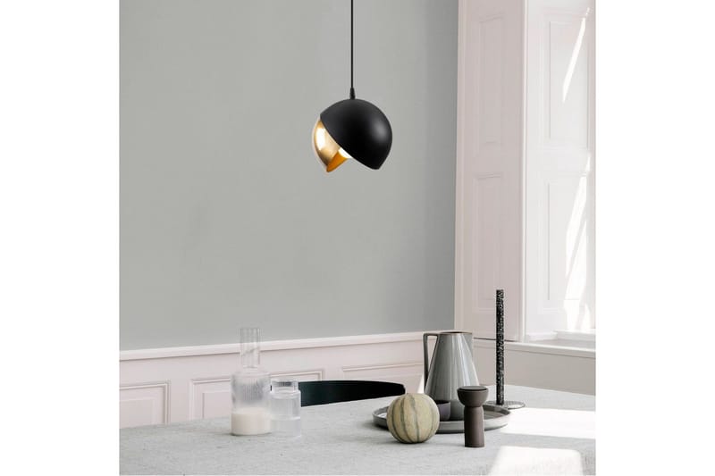 Taklampe Dalenor Svart / Gull Enkeltkontakt - Enkeltkontakt - Belysning - Innendørsbelysning & Lamper - Taklampe - Kjøkkenlampe & taklampe kjøkken