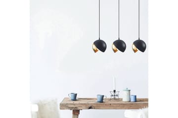 Taklampe Dalenor Svart / Gull Tre Stikkontakt - Tre Stikkontakt - Belysning - Innendørsbelysning & Lamper - Taklampe - Kjøkkenlampe & taklampe kjøkken