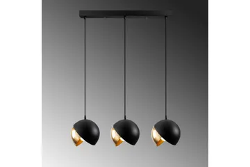 Taklampe Dalenor Svart / Gull Tre Stikkontakt - Tre Stikkontakt - Belysning - Innendørsbelysning & Lamper - Taklampe - Kjøkkenlampe & taklampe kjøkken
