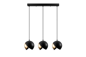 Taklampe Dalenor Svart / Gull Tre Stikkontakt - Tre Stikkontakt - Belysning - Innendørsbelysning & Lamper - Taklampe - Kjøkkenlampe & taklampe kjøkken