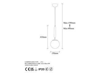 Taklampe Darna Svart - Svart - Belysning - Innendørsbelysning & Lamper - Taklampe - Kjøkkenlampe & taklampe kjøkken